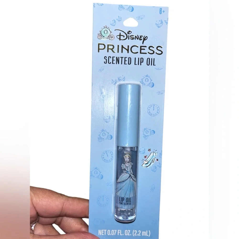Set2👄Disney Princess Lip Oil Set - Blue and Pink